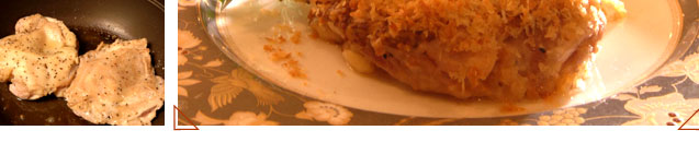 チキンのパン粉焼き簡単レシピ