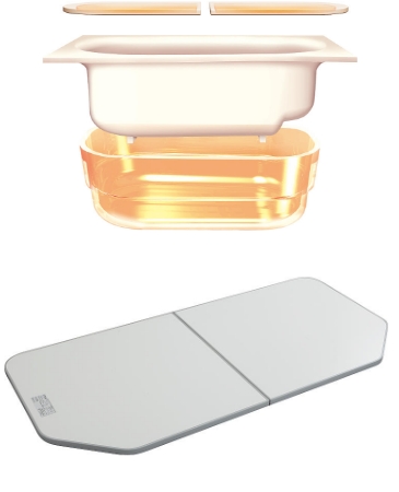 浴室と風呂蓋のイメージ